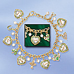 Irish Blessings Charm Bracelet Jewelry Gift For Her: Irish Wishes